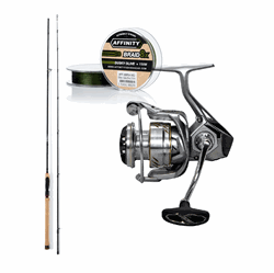 Fiskesæt - Pandion DIABLO COAST 9,1 fod 7/27 gr & Okuma ZYROS 3000 + Fletline